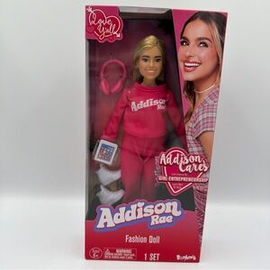 Addison Rae Fashion Doll with Pink Outfit
